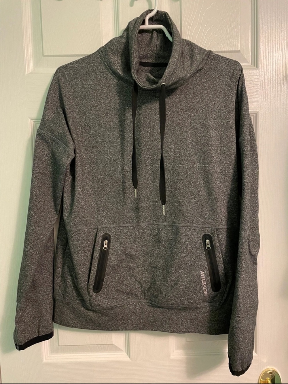 Ardene Gray Pullover with Zippered Pockets